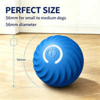 Schwerkraft-Springball für Haustiere, Kauspielzeug für Hunde, Wurfball, Bissfester Ball aus TPR-Material, Hunde-Zahnpflege-Puzzle