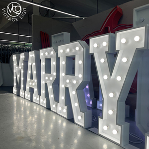 Personalizar marquesina números Led letra grande personalizada A & J luces 5 pies listo para enviar 3 pies marquesina alfabeto frontera puerta trasera letras - Product Image 5