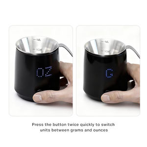 Báscula Digital para Café de 500g/17.9oz con Precisión de 0.1g, Batería de Litio de 3.7V/400mA, Pantalla Digital y Apagado Automático, con Función para Espresso - Product Image 6