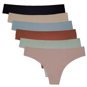 Tanga sin costuras para mujer, pantalones brasileños transpirables de <span class=keywords><strong>alta</strong></span> elasticidad, lencería fina de seda helada, bragas de <span class=keywords><strong>bikini</strong></span> de cintura baja - Product Image 5