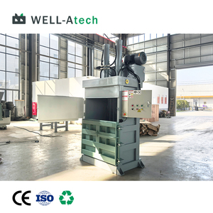 Dọc công nghiệp phế liệu nhôm chất thải giấy nhựa pet chai carton Máy đầm Báo Chí <span class=keywords><strong>Baler</strong></span> máy - Product Image 1