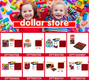 EPT Promotion 1 dollaro articoli giocattoli plastica Tic Tac Toe gioco di scacchi - Product Image 3