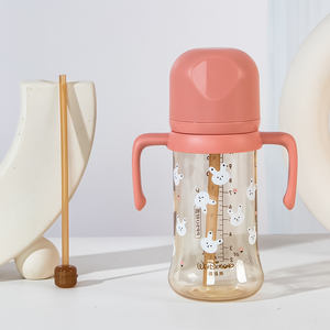 子供用ストローとハンドル付きPPSUシッピーカップ、BPAフリーベビーウォーターボトル - Product Image 5