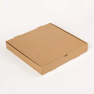 Kingwin berbagai ukuran kotak kemasan Pizza Murah kustom dengan Logo kotak Pizza khusus bergelombang kotak grosir untuk Pizza