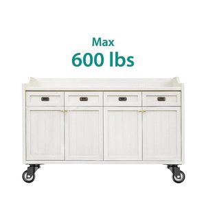 Roues pivotantes de <span class=keywords><strong>2</strong></span> pouces sans frein ni bruit Roues légères Capacité totale 600lbs - Product Image 4