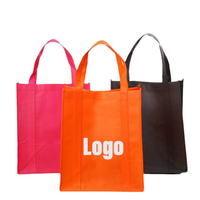 Sac non tissé promotionnel écologique réutilisable de haute qualité, personnalisé avec logo imprimé, pour le shopping