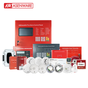 Новая 250 точечная интеграция 7-дюймовый сенсорный экран 1-8 петля Адресуемая Система пожарной сигнализации панель управления - Product Image 1