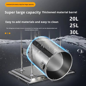 Macchina Elettrica per Insaccare Salsicce di Grande Capacità / Insaccatrice Automatica / Riempitrice Elettrica per Salsicce - Product Image 5