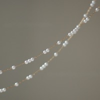 Collier élégant pour femme avec pendentif perle, chaîne en acier inoxydable plaqué or 18 carats et fermoir OT au design unique