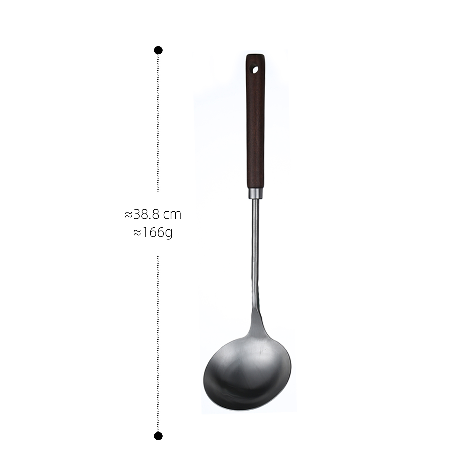 Louche à soupe en argent