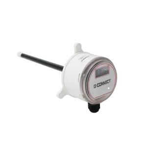 Kanaal Gemonteerde Luchtsnelheidstransducer Windsnelheidssensorzender Digitale Modbus 485 Met Oled Display - Product Image 1