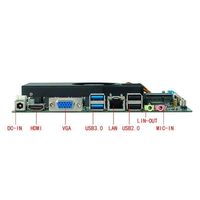 Placa Base Mini ITX 2025 DDR4 para PC con CPU I3-8130U I5-8250U I7-8550U, M.2 4K, Doble LAN, I3 I5 I7, 6 Puertos COM, Máximo 16G de RAM