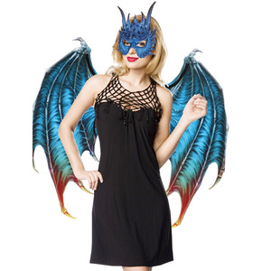 Nuevo estilo, <span class=keywords><strong>disfraz</strong></span> <span class=keywords><strong>de</strong></span> Halloween para adultos, máscara <span class=keywords><strong>de</strong></span> dragón, conjunto <span class=keywords><strong>de</strong></span> alas, máscara <span class=keywords><strong>de</strong></span> águila, alas, Cosplay, fiesta, traje <span class=keywords><strong>de</strong></span> baile, decorar para hombres y mujeres - Product Image 5