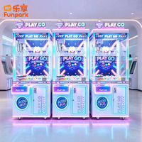 Nouvelle Arrivée Funpark : Machine à griffes Roulette de balles colorées avec roue de la chance, nouveau jeu à monnayeur LED pour centre commercial