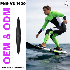 Axis PNG 1400 V2 Aile avant en fibre de carbone pour SUP, pêche, Efoil, bateau de pêche, planche de surf, kitesurf, foil, hydrofoil - Product Image 1