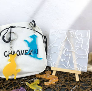 Moule de moulage en résine de silicone fait main Kingnoo, forme irrégulière, 1 pièce, style DIY, ornements décoratifs, outils de pâtisserie, en stock Hebei - Product Image 2