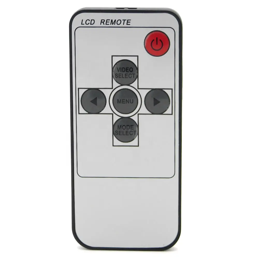 Remote Kontrol Pemutar Video Audio Mobil Mini untuk Proyektor Layar LCD LED Tombol Sakelar IR Remote Control untuk TV DVD VCD Speaker