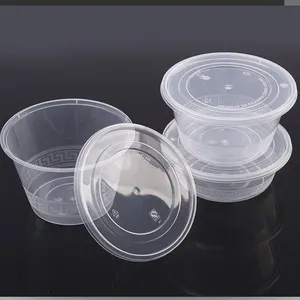 Top Sell Great Price Plastic Round Pp Food Container With Lid Kids Portable Pp Plastic Container Box