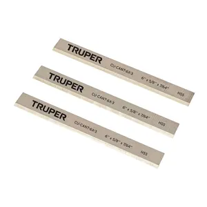 Caja con 1 paquete de 6 cuchillas para encoladora de cantos, 3 unidades por caja, TRUPER - Product Image 1