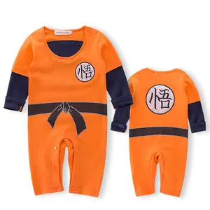 Baju monyet bayi baru lahir, Jumpsuit kostum Anime lengan panjang HCBC-037 bayi laki-laki dan perempuan