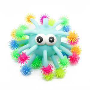 깜박이는 문어 뾰족한 퍼퍼 볼/뾰족한 스트레스 퍼퍼 볼 장난감 - Product Image 5
