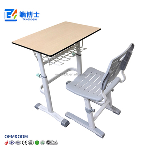 Chaises et bureaux scolaires personnalisés en gros pour salles de classe, bibliothèques, centres de formation, salles de lecture, tables et chaises réglables - Product Image 2