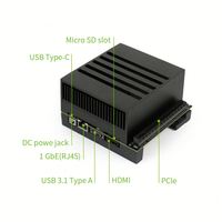 Kit de développement Nvidia Jetson AGX Xavier CLB, carte de calcul embarqué pour l'IA, système d'exploitation Linux, 1,66 kg, 225x210x135 mm