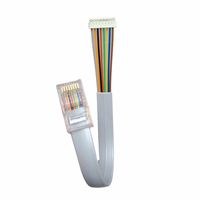 Câbles Ethernet plats réseau CAT5 CAT6 RJ45 Pass Through Plug Through Hole Connectors