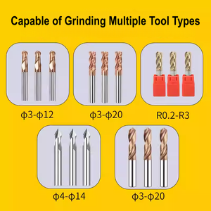 Affûteuse automatique de fraises CNC 2/3/4 flûtes pour forets en carbure et fraises à bout rond avec meule 3-20 - Product Image 4