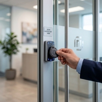 Porte-clés RFID 125KHz T5577/EM4305 étanche, carte d'accès ABS pour usage hôtelier