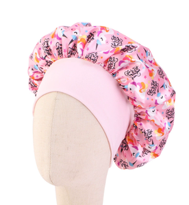 Vente en gros d'accessoires pour cheveux <span class=keywords><strong>Bonnet</strong></span> pour enfants bébé dessin animé <span class=keywords><strong>Bonnet</strong></span> pour adorable fille <span class=keywords><strong>Bonnet</strong></span> soyeux à bande élastique pour enfant - Product Image 1