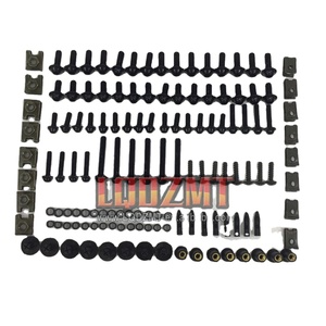 Kit completo de tornillos de carenado de 268PS para <span class=keywords><strong>KAWASAKI</strong></span> <span class=keywords><strong>NINJA</strong></span> ZXR400 2017 ZXR <span class=keywords><strong>400</strong></span> 1991 1992 1993 1994 <span class=keywords><strong>1995</strong></span> 1996 tornillos de cuerpo tuercas - Product Image 1