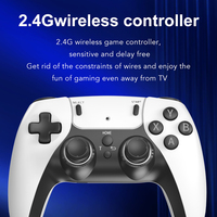 Topleo Game Stick Lite 4k Manette de jeu sans fil double pour PC Android TV Box Game Stick Lite 4k Console de jeu rétro portable