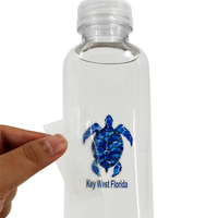 Logotipo de etiqueta de impresión directa de fábrica PVC autoadhesivo impermeable botella calcomanía troquelado UV transferencia pegatina Logo para embalaje