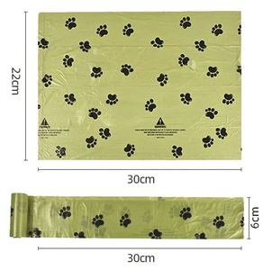 (15bags/roll)Biodegradable Dog Poop Bag Polyester Pet Waste Bags for Dogs Cats - Product Image 3