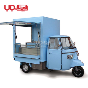 Chariot de nourriture Mobile Piaggio Ape chariot de crème glacée à 3 roues camion de nourriture <span class=keywords><strong>voiture</strong></span> de nourriture électrique intelligente - Product Image 3