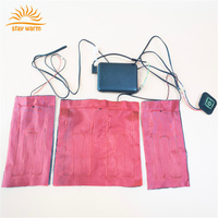 Almohadillas Calefactoras Eléctricas de Fibra de Carbono USB 5V, Personalizadas y Profesionales, para Ropa, Chaquetas, Chalecos y Abrigos