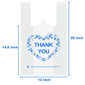 Bolsas de Plástico al por Mayor, Bolsas de Plástico PP para Compras, Bolsas de Plástico Tipo Camiseta con Logotipo - Product Image 2