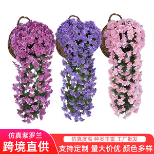 Brocade Flower Artificial Violet <b>Wall</b> Hanging Silk Flowers <b>Large</b> Bouquet Wedding <b>Decorations</b> - Product Image 5