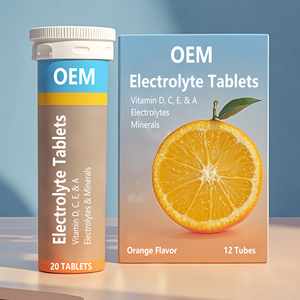 निजी लेबल, विटामिन डी, सी, ई, और एक, मैग्नीशियम और अन्य आवश्यक इलेक्ट्रोलाइट्स के साथ भोजन की खुराक - Product Image 2