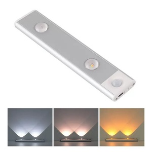 Ultra-Thin <b>LED</b> Motion <b>Sensor</b> <b>Light</b> Modern Design Aluminum Strip for Indoor Lighting for Kitchen Cabinets Closets Bathrooms - Product Image 4