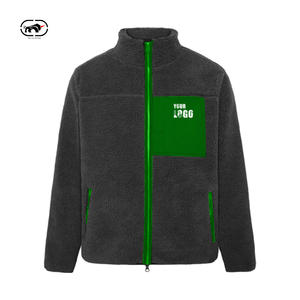 Veste manteau polaire d'extérieur d'hiver personnalisée à la mode fermeture éclair complète fabricant de veste polaire Sherpa pour hommes - Product Image 3