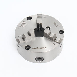 Mandrin manuel auto-centrant à trois mâchoires haute précision CHANDOX SC-6F pour tour à métaux, en acier, en stock - Product Image 1