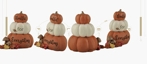 Zucche in resina impilate Set <span class=keywords><strong>di</strong></span> decorazioni <span class=keywords><strong>di</strong></span> Halloween in <span class=keywords><strong>tre</strong></span> feste grato per <span class=keywords><strong>tutto</strong></span> - Product Image 5