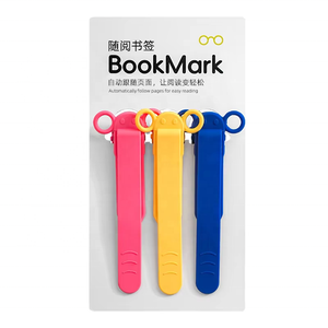 <b>Cute</b> Elephant Silicone <b>Bookmark</b> Automatic Page Holder Memory Function Reading Tool Novelty Gift for Readers Book Lovers - Product Image 6