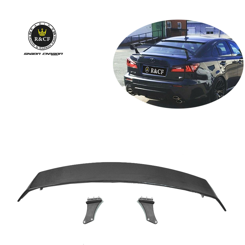 Personnalisation Spoiler SRD Style Fiber De Carbone Arrière Spoiler GT aile Pour 05-13 Lexus IS250 IS300 ISF Aileron Arrière Aile