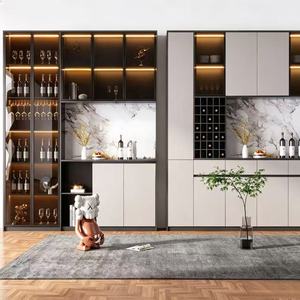 Armoire modulaire murale complète BALOM Classic Simple, <span class=keywords><strong>casier</strong></span> à manteaux personnalisé pour entrée et station de bar à <span class=keywords><strong>vin</strong></span> domestique - Product Image 3