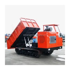 6 T Crawler Dumper Mini Truck Rubber Tracked Tipper Small Dumpe Truck