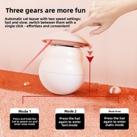 Jouet laser pour animaux de compagnie, style tumbler, à détection intelligente, pour chat, en ABS, interactif, auto-amusant