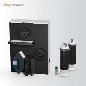 <span class=keywords><strong>Kit</strong></span> <span class=keywords><strong>complet</strong></span> de ventilation à récupération de chaleur verticale MVHR, double récupération d'énergie facile, efficacité de récupération de chaleur optimale - Product Image 3